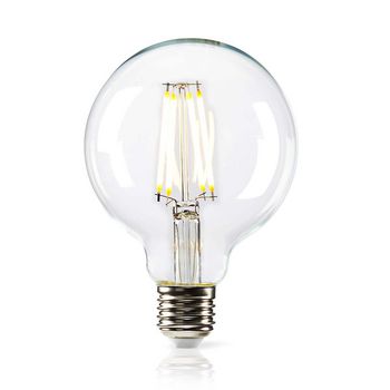 LEDBFE27G95 Led-filamentlamp e27 | g95 | 8.3 w | 806 lm | 2700 k | warm wit | retrostijl | aantal lampen in verp
