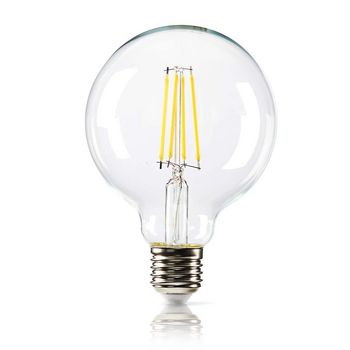 LEDBFE27G95 Led-filamentlamp e27 | g95 | 8.3 w | 806 lm | 2700 k | warm wit | retrostijl | aantal lampen in verp Product foto