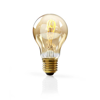 LEDBTFE27A60 Led-filamentlamp e27 | a60 | 3 w | 120 lm | 2000 k | warm wit | retrostijl | aantal lampen in verpak
