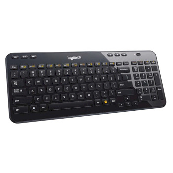 LGT-K360 K360 draadloos toetsenbord kantoor usb 2.0 us international zwart Product foto