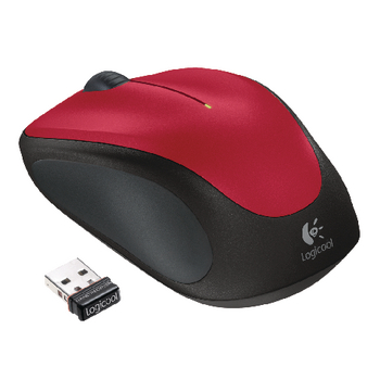 LGT-M235R Draadloze muis bureaumodel 3 knoppen rood Product foto