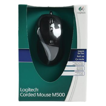 LGT-M500 Bedrade muis bureaumodel 5 knoppen zwart Verpakking foto