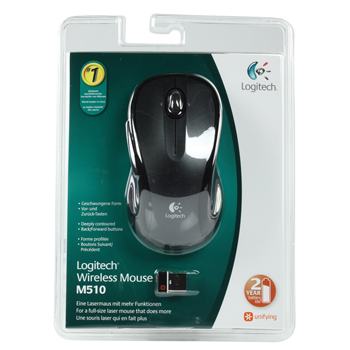 LGT-M510 Logitech® draadloze muis Verpakking foto