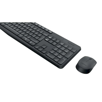 LGT-MK235 Mk235 draadloze muis en toetsenbord combiverpakking standaard usb us international zwart Product foto