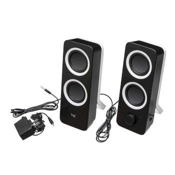 LGT-Z200B Z200 speaker 2.0 2x 3.5 mm 5 w zwart Inhoud verpakking foto