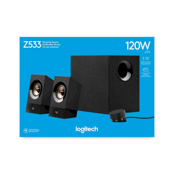 LGT-Z533 Z533 speakersysteem 2.1 met subwoofer 2x 3.5 mm 60 w zwart  foto
