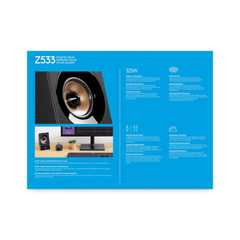 LGT-Z533 Z533 speakersysteem 2.1 met subwoofer 2x 3.5 mm 60 w zwart Verpakking foto