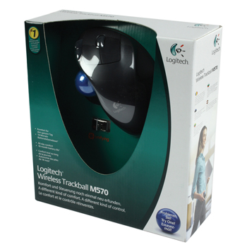 LGT-M570 M570 draadloze trackball grijs / zilver Verpakking foto