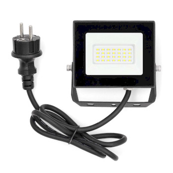 LLFL10BLK Led-bouwlamp | 4000 k | nominale lichtstroom: 1620 lm | 20 kwh | ip65 | 1.00 m | energieklasse: f |  Inhoud verpakking foto