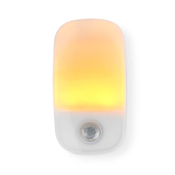 LNLW10WT Nachtlampje met stekker | bewegingssensor | dag / nacht-sensor | 0.55 w | 11 lm | warm wit Product foto