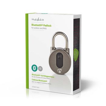 LOCKBTP10GY Bluetooth-padlock | sleutelloze bediening Verpakking foto