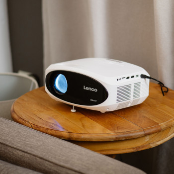 LPJ-900WH Full hd 1080p lcd-projector met bluetooth wit Product foto