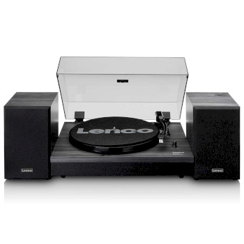 LS-300BK Platenspeler met bluetooth® en twee externe luidsprekers zwart