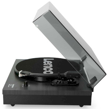 LS-300BK Platenspeler met bluetooth® en twee externe luidsprekers zwart Product foto