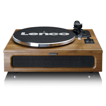 LS-410WA Platenspeler met 4 ingebouwde luidsprekers en bluetooth-ontvangst wood Product foto