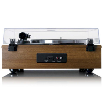 LS-410WA Platenspeler met 4 ingebouwde luidsprekers en bluetooth-ontvangst wood Product foto