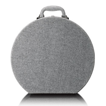 LS-66GY Houten retro platenspeler met ingebouwde speakers, bluetooth® en at3600l cassette grijs Product foto