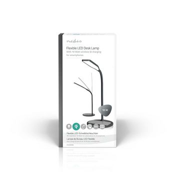 LTLGQ3M2BK Led-lamp met draadloze lader | dimmer - op product | led / qi | 10 w | met dimfunctie | koel wit / n  foto