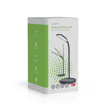 LTLGQ4M2BK Led-lamp met draadloze lader | dimmer - op product | led / qi | 15 w | met dimfunctie | koel wit / n Verpakking foto