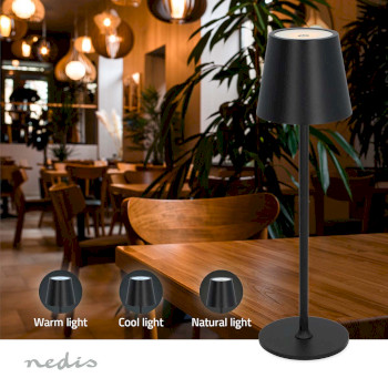 LTOUT05BK Led-tafellamp | led | 1.8 w | 150 lm | 3000 - 6000 k | zwart Product foto
