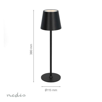 LTOUT05BK Led-tafellamp | led | 1.8 w | 150 lm | 3000 - 6000 k | zwart Product foto