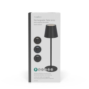 LTOUT05BK Led-tafellamp | led | 1.8 w | 150 lm | 3000 - 6000 k | zwart  foto