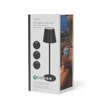 LTOUT05BK Led-tafellamp | led | 1.8 w | 150 lm | 3000 - 6000 k | zwart Verpakking foto