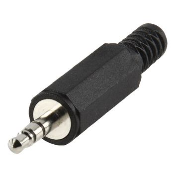 LUM-KLS40 Stereoconnector 3.5 mm male zwart
