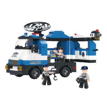 M38-B0187 Bouwstenen police serie mobiele politiepost