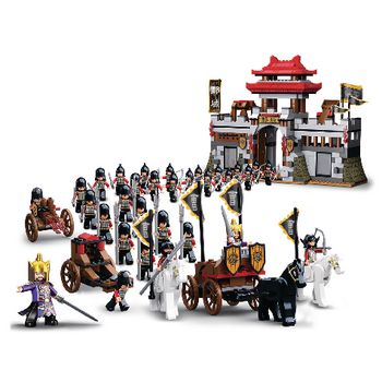 M38-B0578 Bouwstenen 3 kingdoms serie kasteel en ridders Product foto