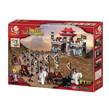 M38-B0578 Bouwstenen 3 kingdoms serie kasteel en ridders Verpakking foto