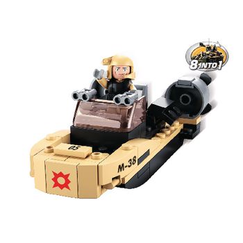 M38-B0587H Bouwstenen army serie assault boat Product foto