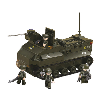 M38-B6300 Bouwstenen army serie gepantserd voertuig