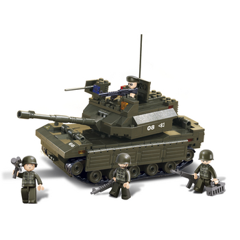 M38-B6500 Bouwstenen army serie tank