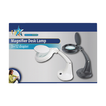 MAG-LAMP3W Tafellamp met vergrootglas vergrotende lamp 12 w 6400 k wit Verpakking foto