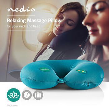 MANE110GN Massagekussen | 6 standen | reis | groen Product foto