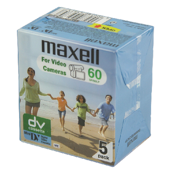 MAX-DVM60P5 Dvc videoband 60-minute 5 st Verpakking foto