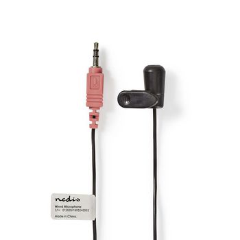 MICCJ100BK Microfoon | gebruikt voor: notebook / smartphone / tablet | bedraad | 1x 3,5 mm Product foto