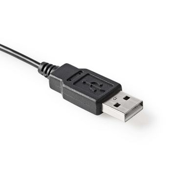 MICDU100BK Microfoon | gebruikt voor: desktop / notebook | bedraad | usb-a male | aan/uit knop | koptelefoonout Product foto