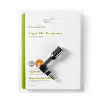 MICMJ100BK Microfoon | gebruikt voor: notebook | bedraad | 1x 3,5 mm Verpakking foto