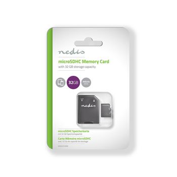 MMSD32100BK Microsd-geheugenkaart | microsdhc | 32 gb | schrijfsnelheid: 90 mb/s | leessnelheid: 45 mb/s | uhs-i Verpakking foto