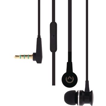 MOB-21337 Headset in-ear 3.5 mm bedraad ingebouwde microfoon zwart