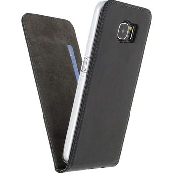 MOB-21933 Smartphone premium magnet flip case samsung galaxy s6 zwart Product foto