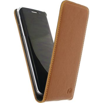 MOB-21987 Smartphone premium magnet flip case samsung galaxy s6 edge+ bruin