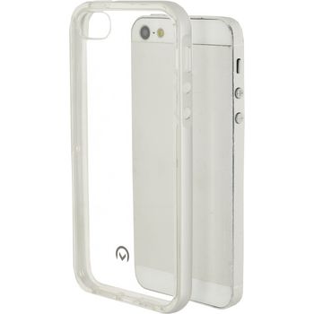 MOB-22004 Smartphone gelly+ case apple iphone 5 / 5s / se zilver
