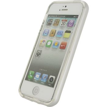 MOB-22004 Smartphone gelly+ case apple iphone 5 / 5s / se zilver Product foto