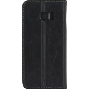 MOB-22178 Smartphone premium magnet book case samsung galaxy s6 edge+ zwart Product foto