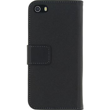 MOB-22193 Smartphone classic wallet book case apple iphone 5 / 5s / se zwart Product foto