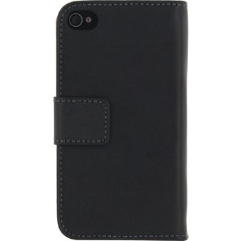 MOB-22196 Smartphone classic wallet book case apple iphone 4 / 4s zwart Product foto