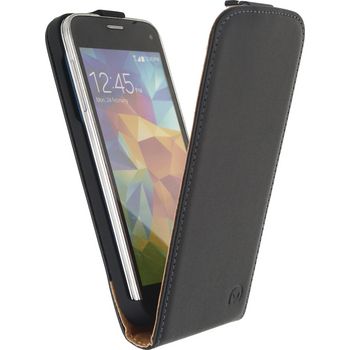 MOB-22199 Smartphone classic flip case samsung galaxy s5 mini zwart